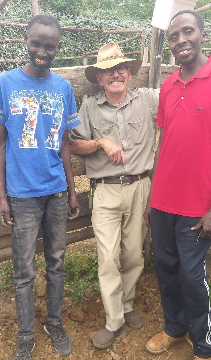 Lawrence Moi with David Mascall