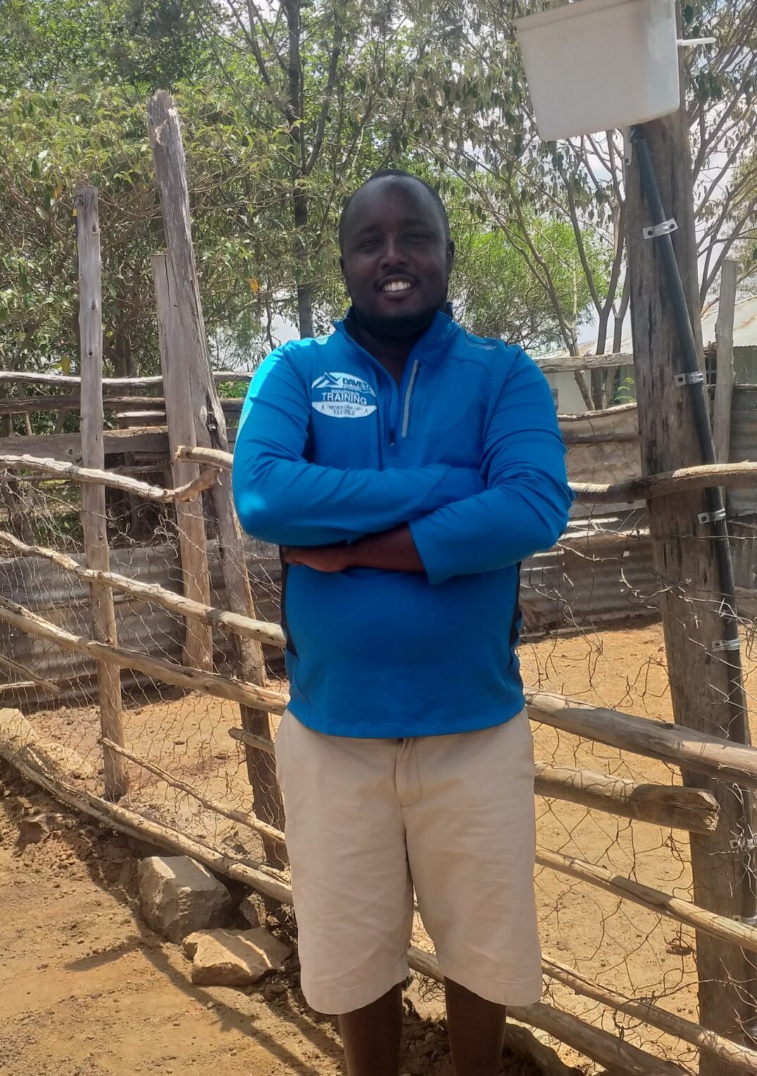 On the outskirts of the Emakoko area adjoining the Nairobi National park boundary lives Francis Lenitony.