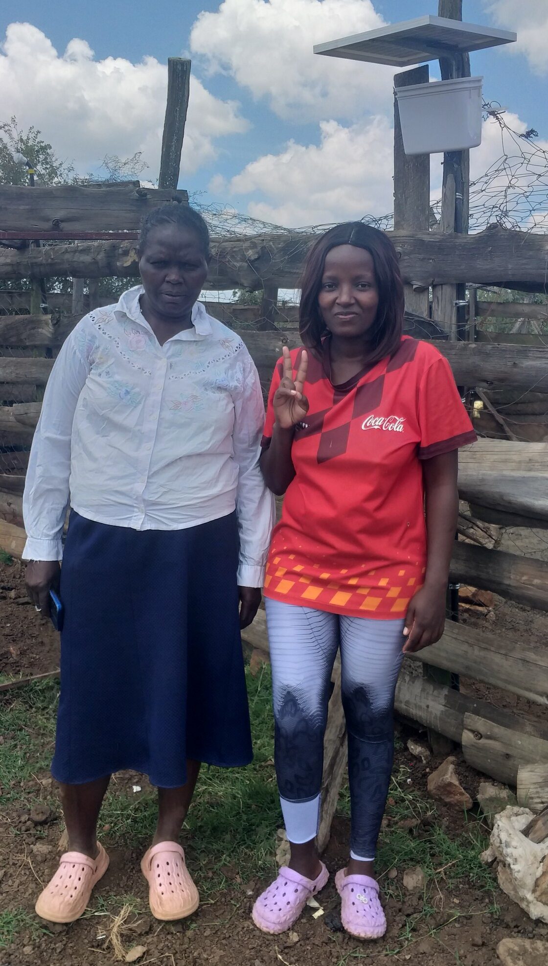 Family Solomon Lampat Teresiah and daughter Wanjiru