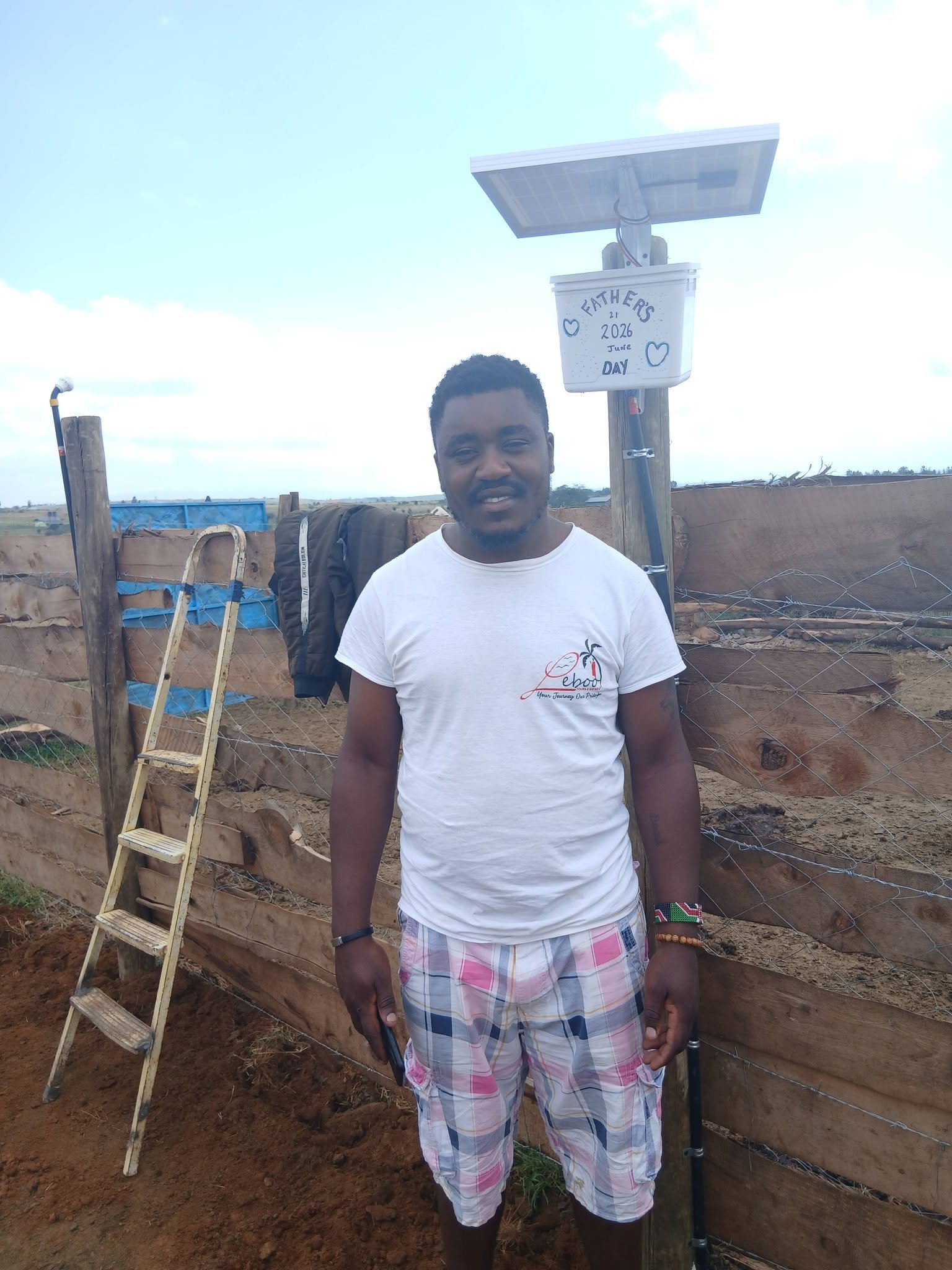 Light for Life Predator Entry Deterrent System installed at Benjamin Lethonys homestead
