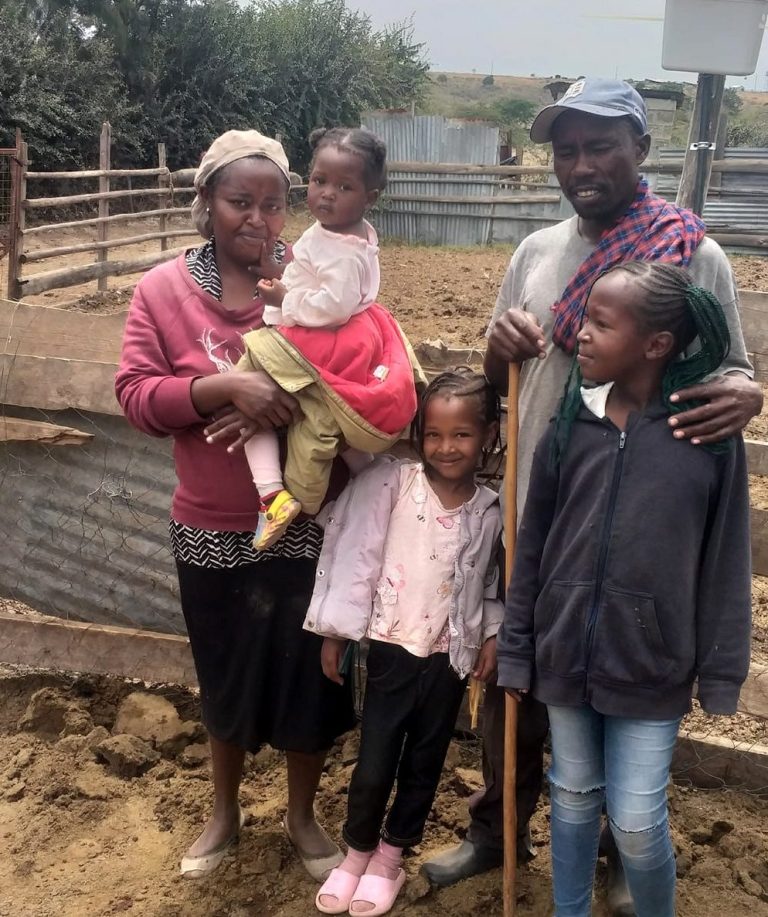 © David Mascall - Damaris Lesire and the two kids Ayan and Ruby