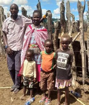 © David Mascall - Stanley Kutiti and his family